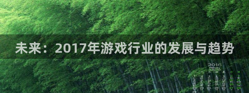 亿万28技术有限公司招聘：未来：2017年游戏行业的发展与趋势